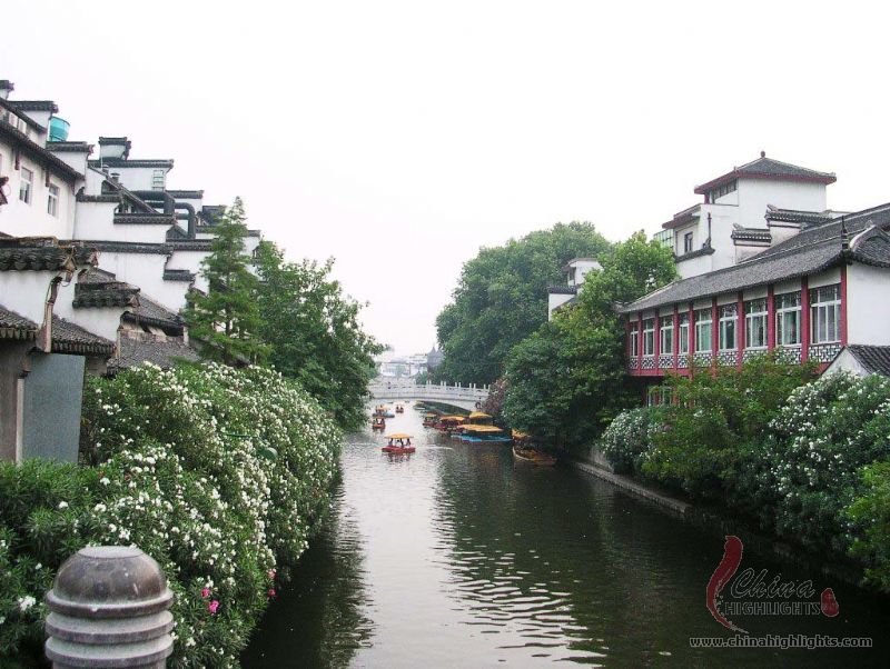 Beautiful sight of Qinhuai River